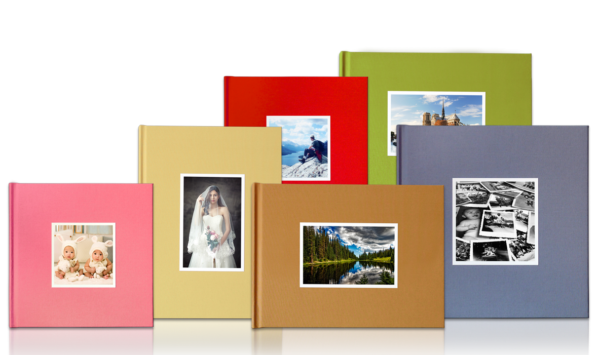 
PRO精裝系列
絲光棉布材質封面搭配霧面照片貼合六種顏色可供選擇
